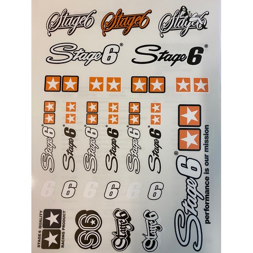 Stage6 A4 Mixed Sticker Sheet