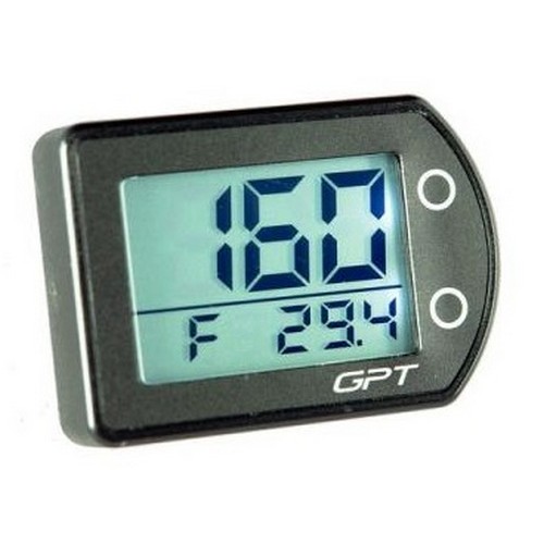 PonziRacing - Roller und Motorrad 50cc > Instrumente und Zubehör > Gpt > Digitale  Thermometer > TTTEMP DOPPELTES DIGITALTHERMOMETER FÜR LUFT / WASSER GPT  UNIVERSAL MOTORRAD SCOOTER TOUCHSCREEN