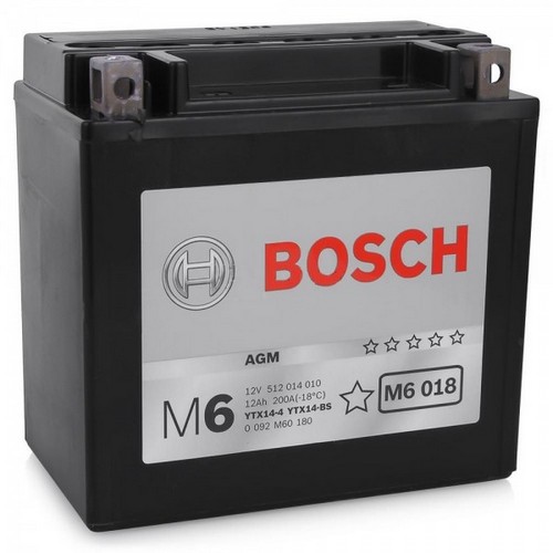 Batteria Moto / Scooter Bosch M6 018 AGM Technology - 12V 12Ah 200A